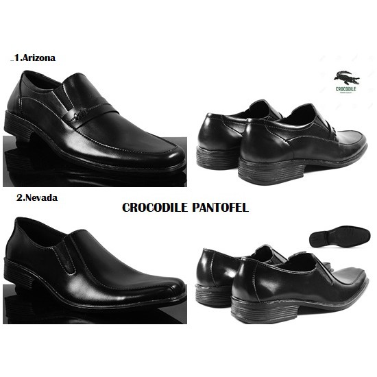 Sepatu Kerja Pria Crocodile Pantofel Casual Formal Murah