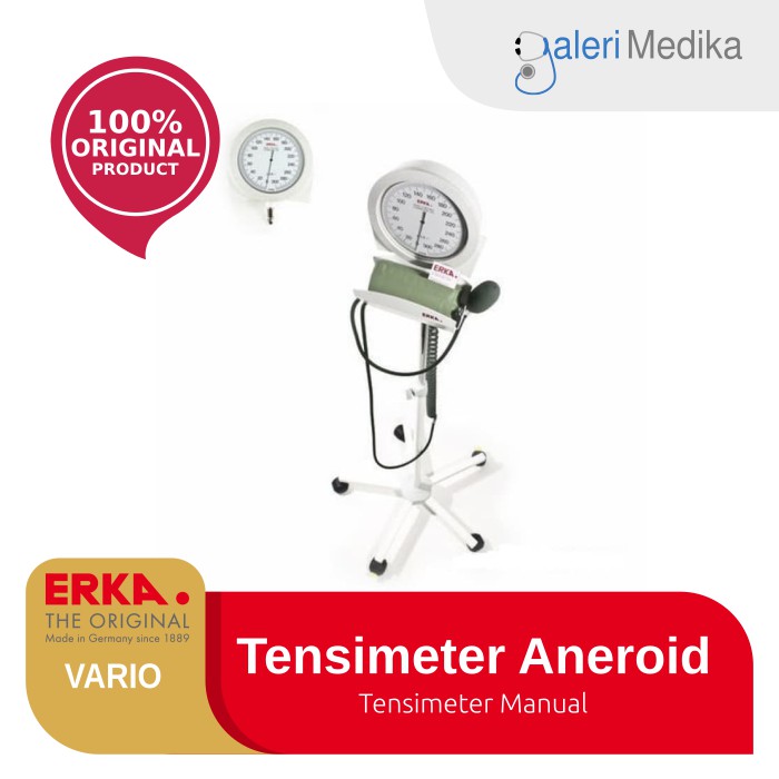 Erka - Vario With Wall Model Accessories / Aneroid Sphygmomanometer