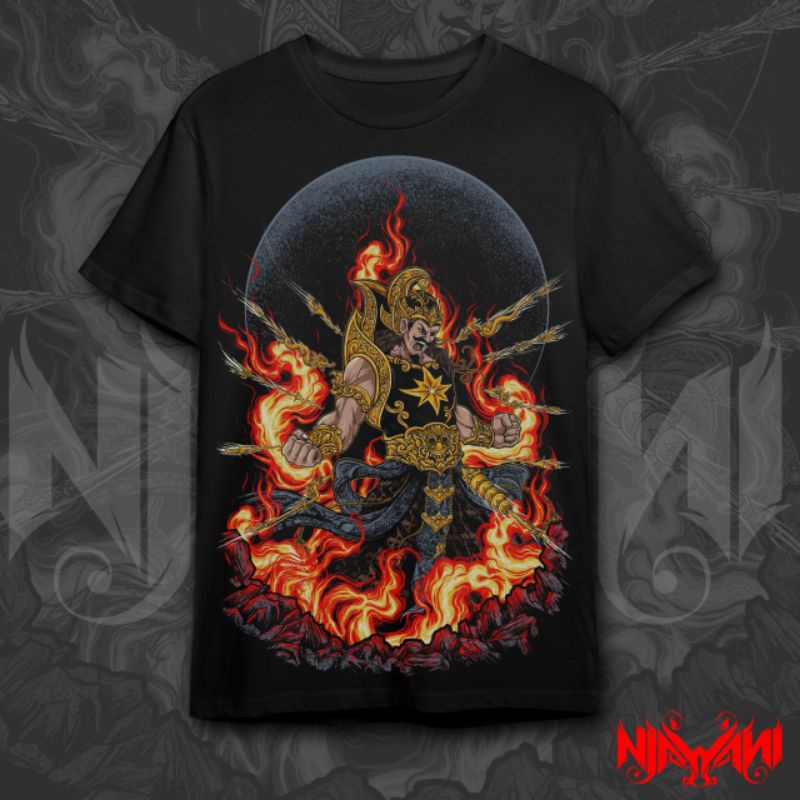 Kaos_Njawani_Desain_Gatotkaca_Kawah_Candradimuka