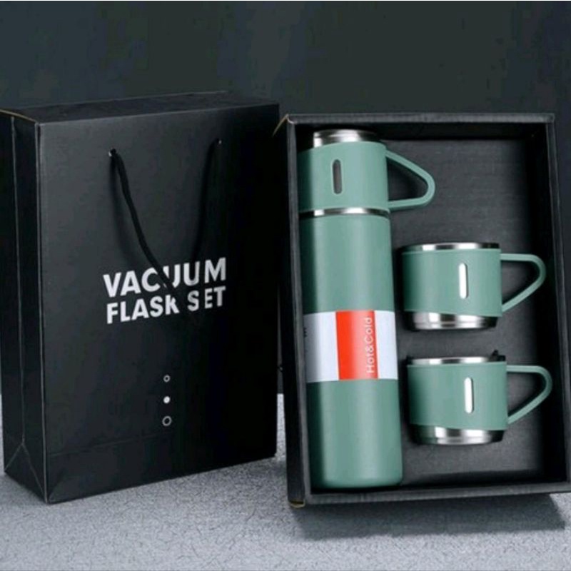 vacuum flash set  Termos set cangkir premium