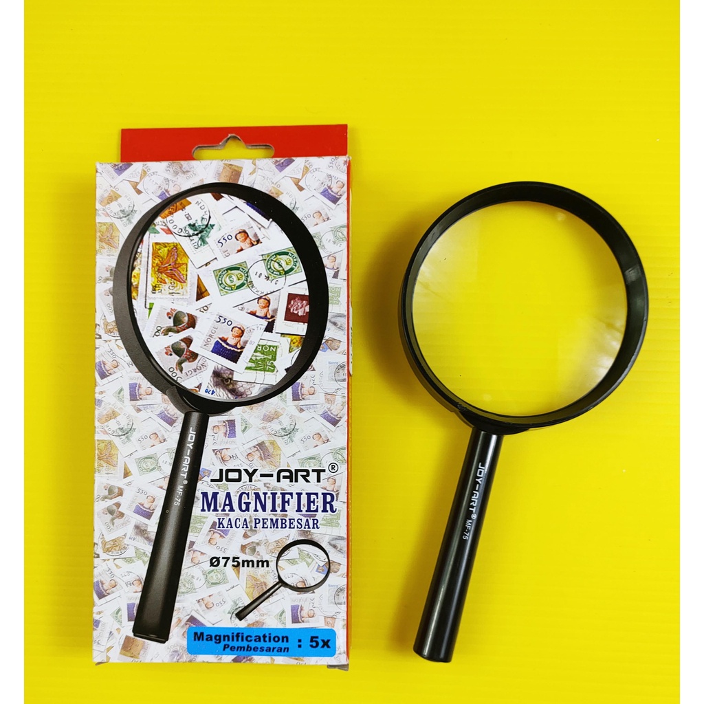 

KACA PEMBESAR / MAGNIFYING GLASS / MAGNIFIER JOY ART JOYKO 75 MM