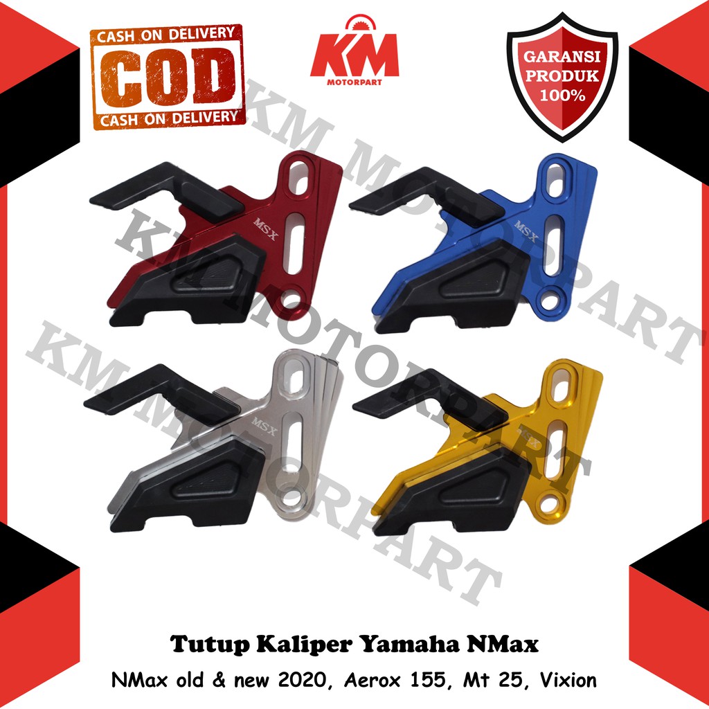 Cover Kaliper CNC Yamaha Nmax N Max Aerox 155 Mt 25 Vixion Tutup Kaliper Variasi