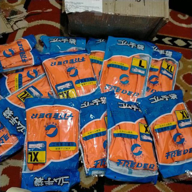 Sarung Tangan Karet Serbaguna Kuat Untuk Cuci Piring, Cuci Baju Dll