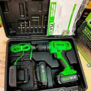 TERBARU !Mesin Bor Listrik baterai 12volt Screwdriver Cordless Elektrik Mesin Bor Kayu Besi Dan Obeng Listrik RYU RCD 12V