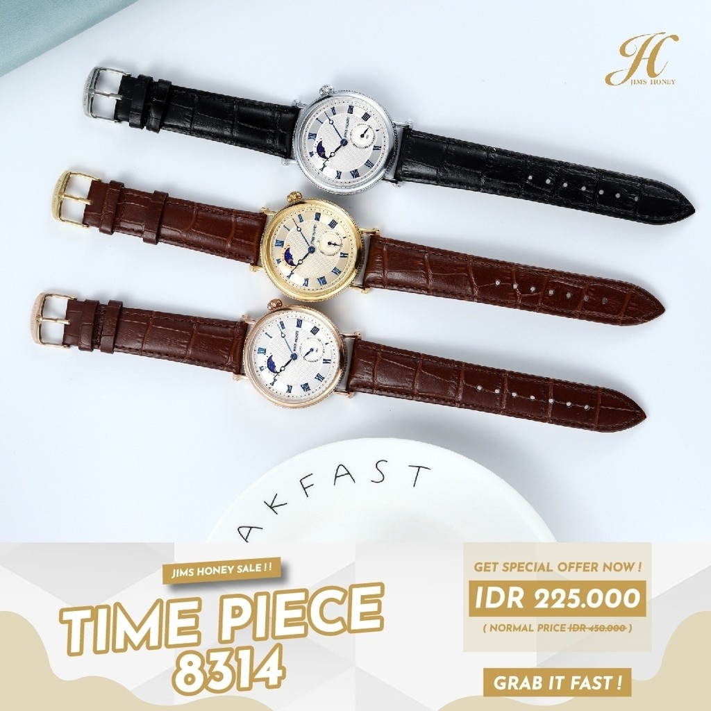 JIMS HONEY 8314 JAM TANGAN PRIA ANALOG QUARTZ