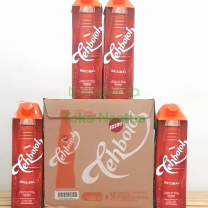 

TEH BOTOL SOSRO 1 LITER ( 1000 Ml) 12 pcs