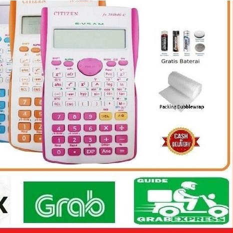 

♪ Kalkulator Scientific Citizen FX-350ES Plus / Kalkulator ilmiah - MS-PINK ♗