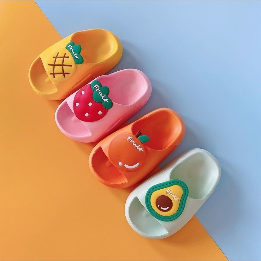 Import High Quality Sandal Anak 2 - 6 Tahun Sendal Model Buah Santai Bahan Karet Nyaman Lembut CBKS VC