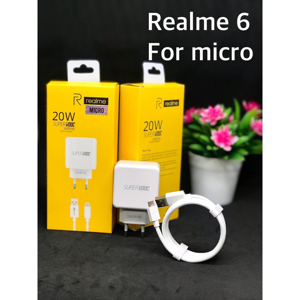 CHARGER CASAN REALME 6 20W