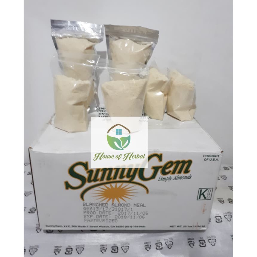 

PROMO TEPUNG ALMOND REPACK SUNNY GEM USA 250GR ADA HARGA GROSIR !!!!!!