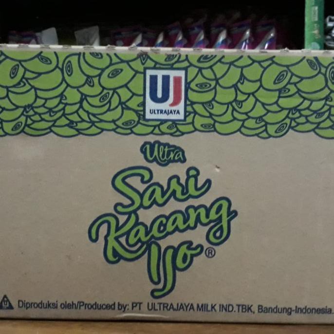 

[[BISA COD]] Ultra sari kacang hijau 250 ml 1 dus 24 pcs TERUJI Kode 861