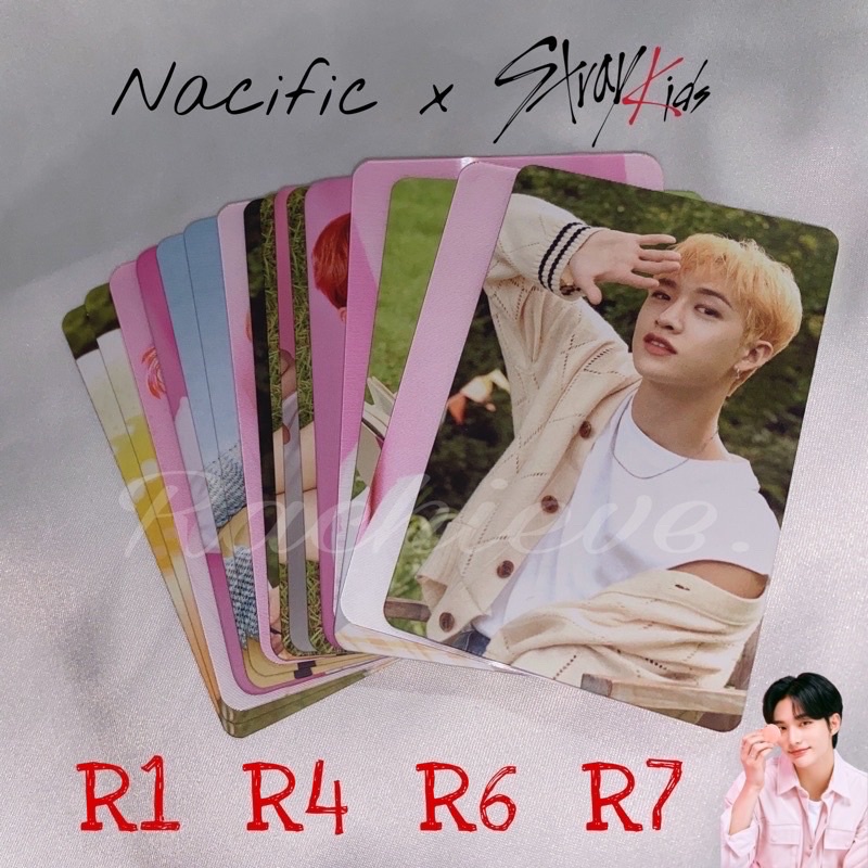 NACIFIC SKZ STRAY KIDS PC PHOTOCARD || R1 R4 R6 R7 R10 R12 R13 || Bangchan Changbin Han Seungmin IN