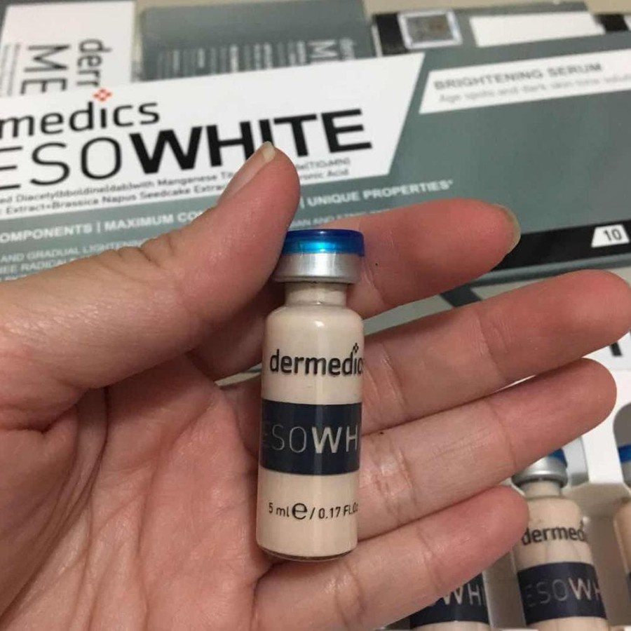 Dermedics meso white BB Glow brightening serum tutup biru