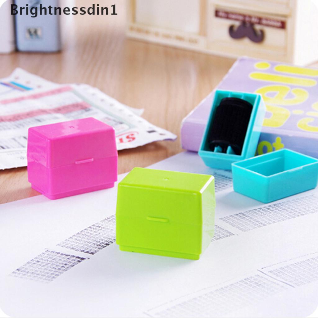 (Brightnessdin1) Stempel Roller Pelindung data / Identitas Anti Maling