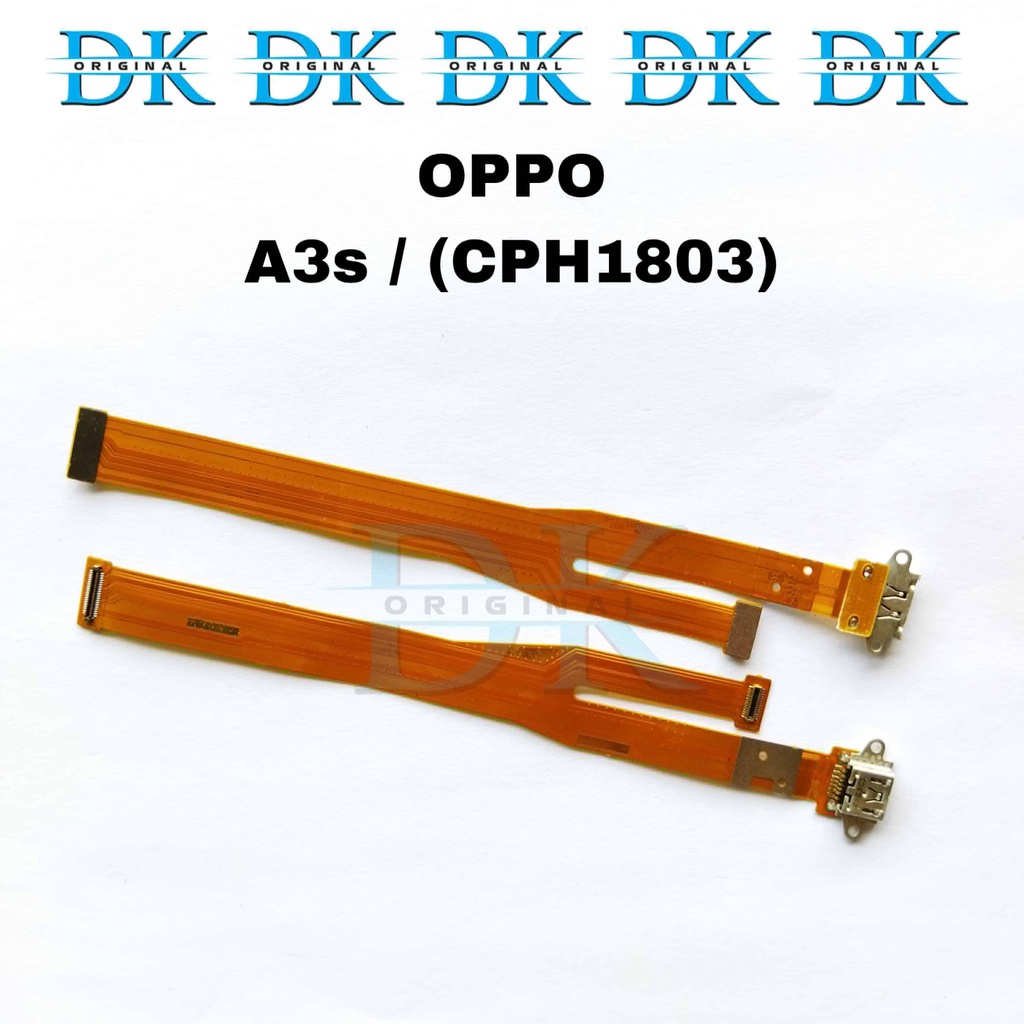 Konektor Charger Oppo A3s USB Papan Cas Mic Pcb Board