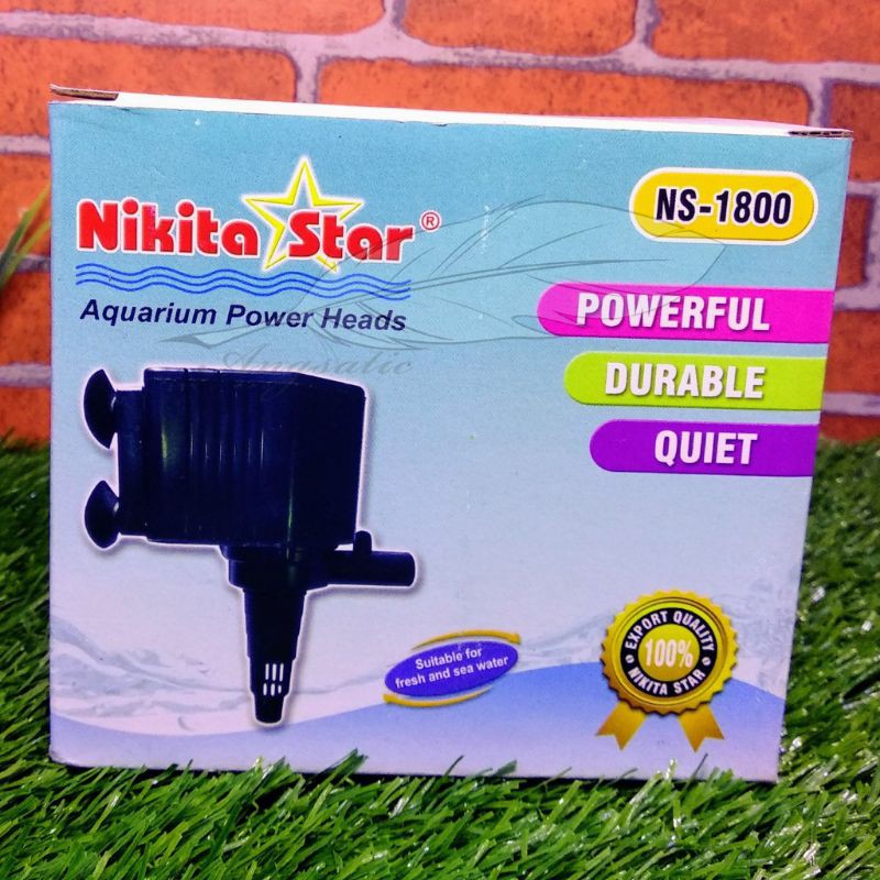 Mesin Pompa Power Head Aquarium Nikita Star NS 1800