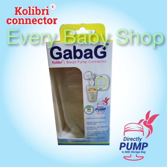 Gabag KOLIBRI CONNECTOR Breast Pump KONEKTOR Pompa ASI ke Kantong ASI - NEW INNOVATION !!