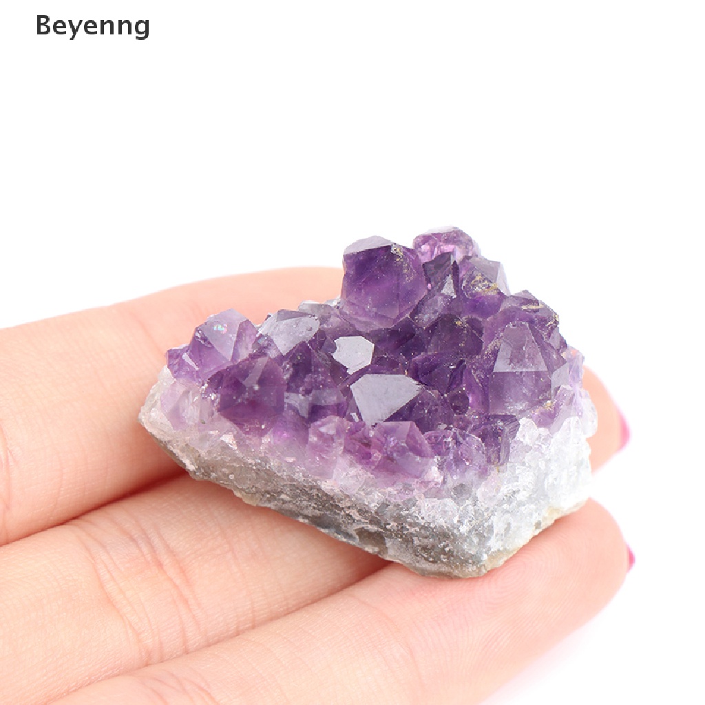 Beyenng Batu Kristal Mineral Amethyst Cluster Quartz Untuk Penyembuhan