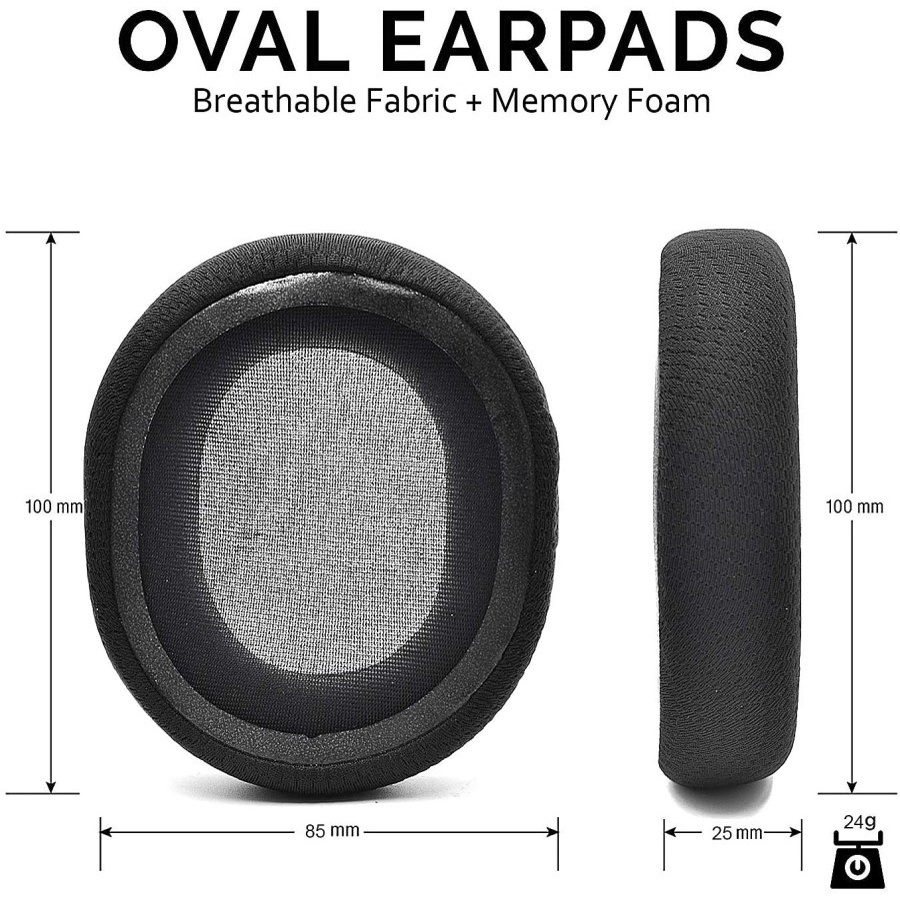 Earpads For Arctis 35 79 Foampad Replacement Black Fabric Cushion