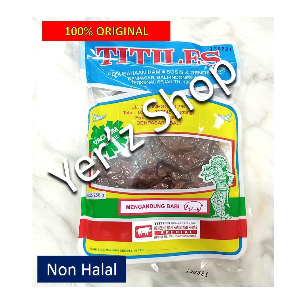 DENDENG BABI PANGGANG SPESIAL TITILES 250GR | Shopee Indonesia