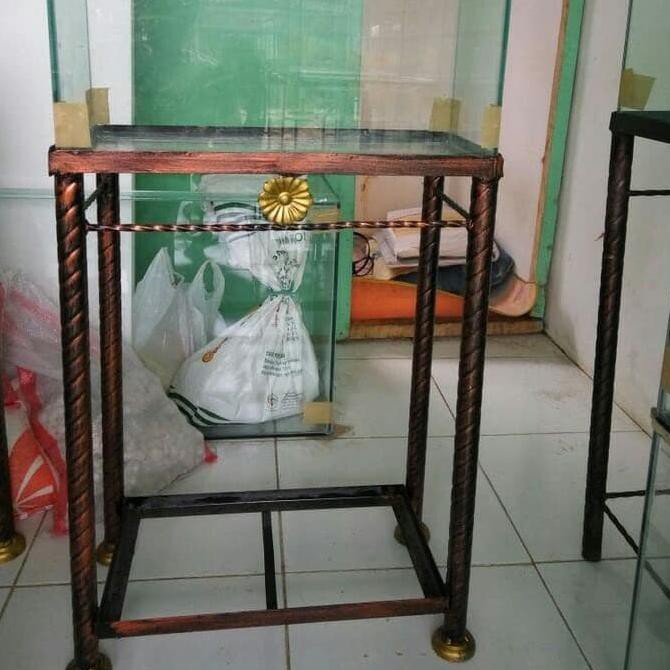 dipesan RAK AQUARIUM UKURAN 50 x 28cm BENDING 105 unggulan