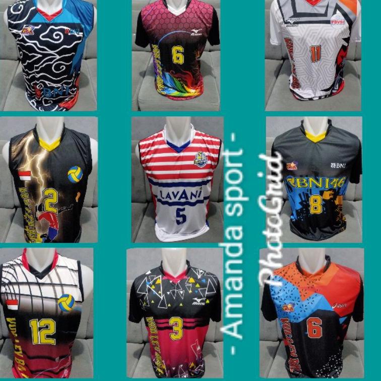 Jersey volly printing  jersey printing proliga 2020 (KODE C993)