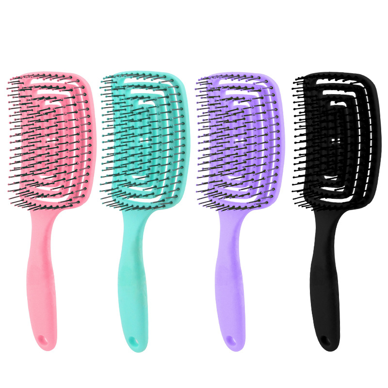 1 Piece Detangling Brush Hair Scalp Massage Comb / Wet Curly Detangle Hair Brush for Salon Hairdressing Styling Tools