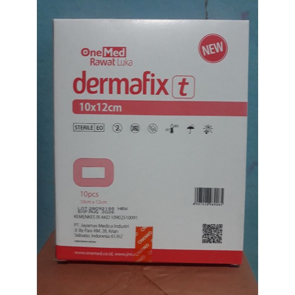 Dermafix 10x12cm / Dermafix t 10x12cm / Dermafix 10x12cm / Plester luka anti air / Plestet luka transparan