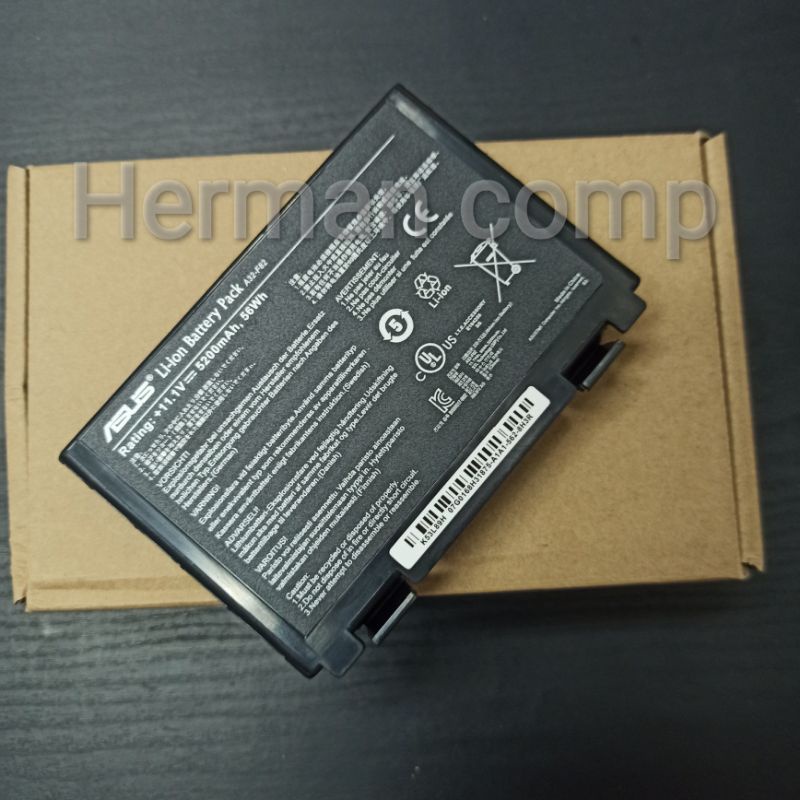 Original Baterai Asus F82 F83S F52 K40 K50 K51 K60 K61 P50 P81 X50 Series