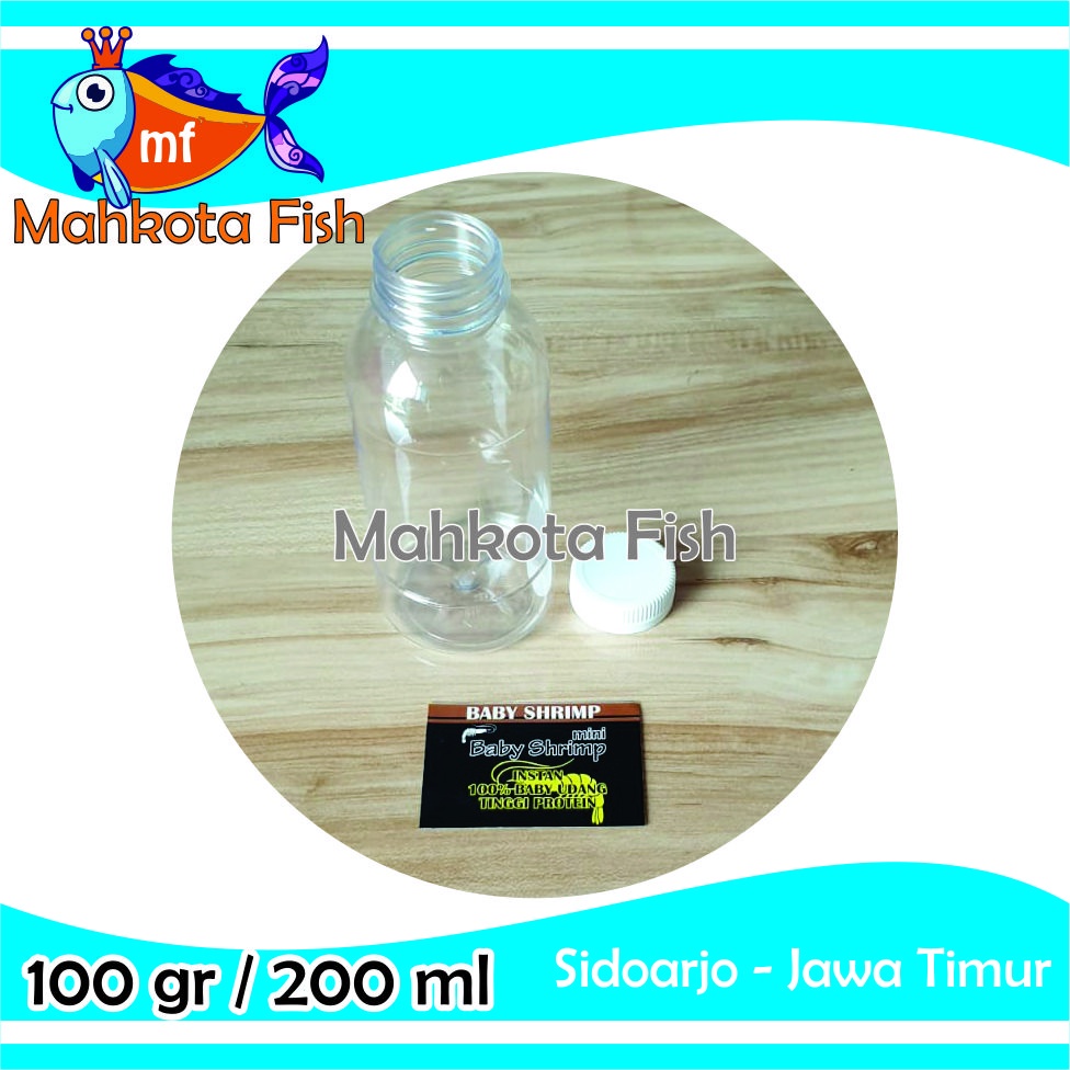 Botol Baby Shrimp | Botol Repack 100 gr / 200 ml Baby Shrimp | Baby Shrimp