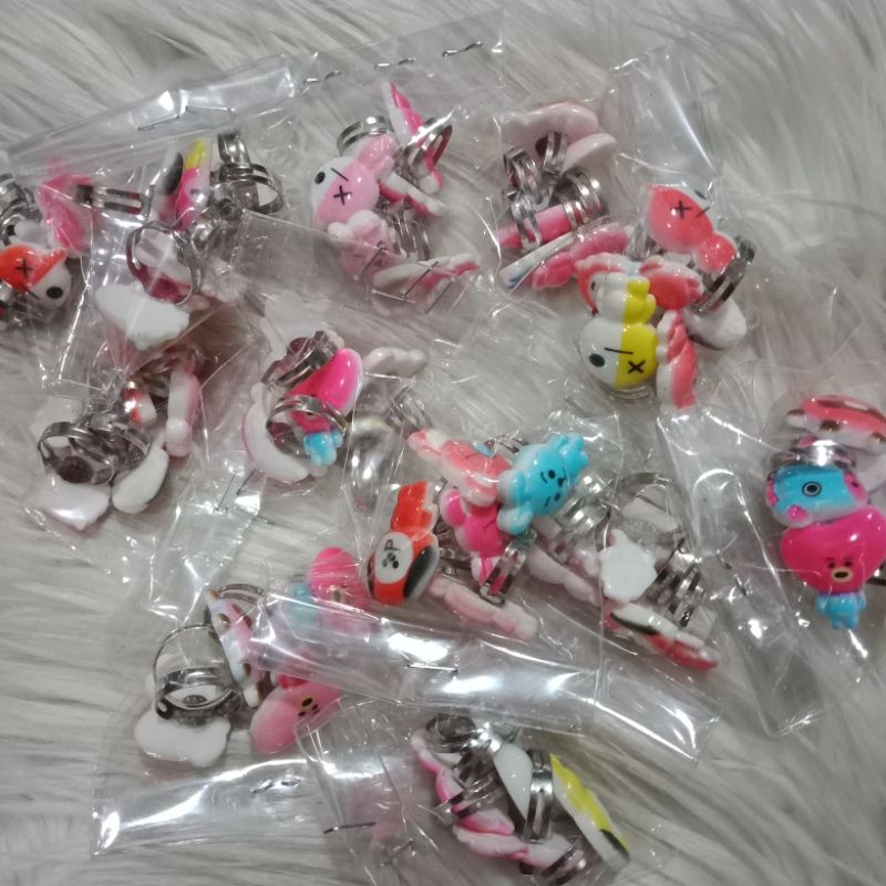 cincin mainan anak karakter bt21