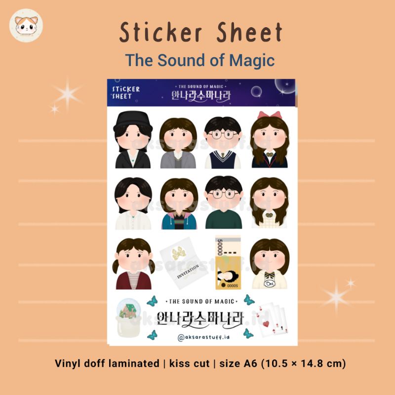 

STICKER/MEMOPAD KDRAMA THE SOUND OF MAGIC | ANNARASUMANARA | JI CHANG WOOK | CHOI SUNG EUN | HWANG IN YEOP