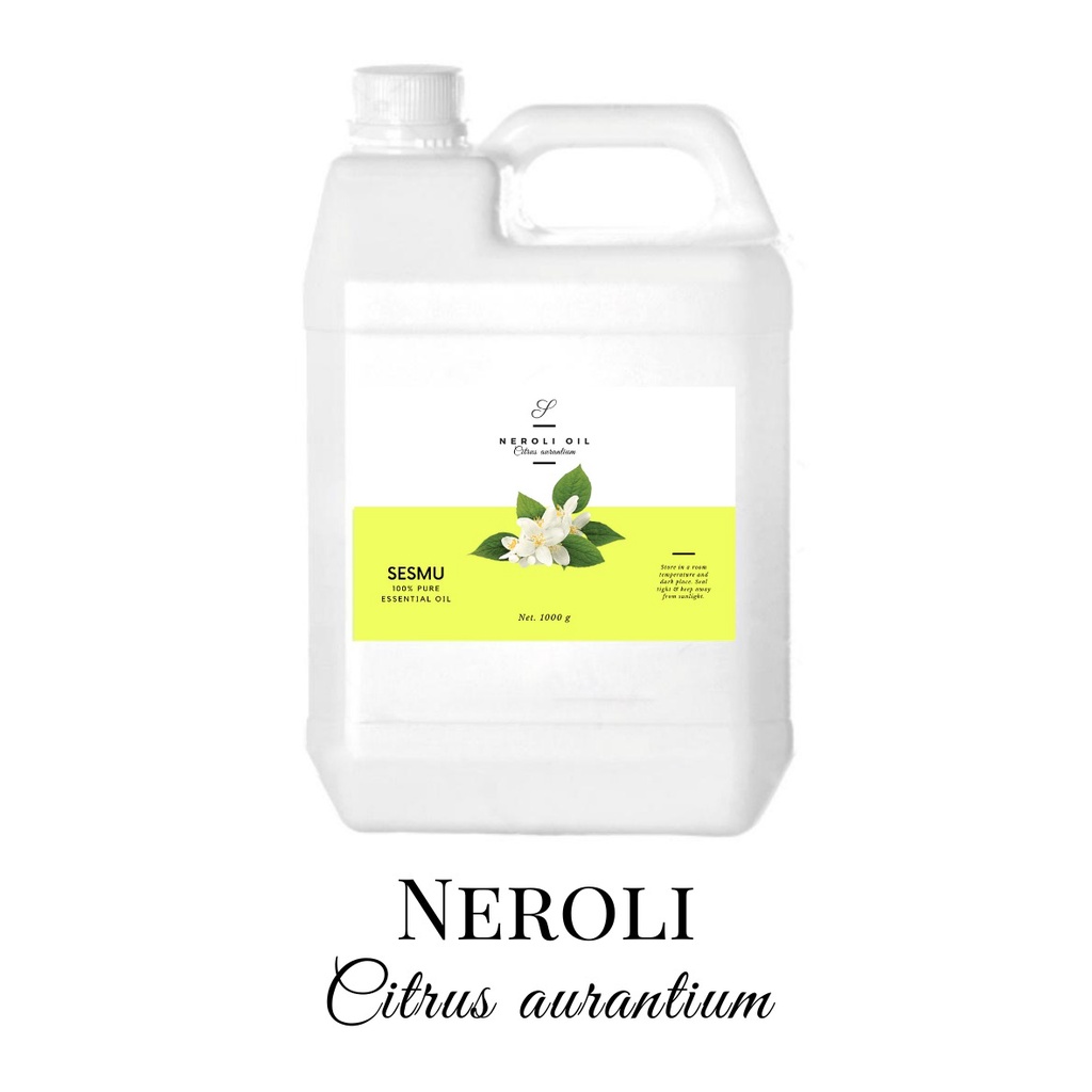 1 KG / 1 L / 1000 ML NEROLI 100% PURE ESSENTIAL OIL / MINYAK ATSIRI