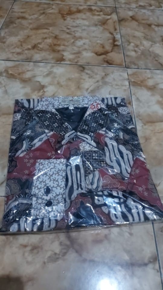 Batik Pria Premium Aluna Produk Solo Batik Kondangan Dan Seragam Kerja Kantoran Fr021