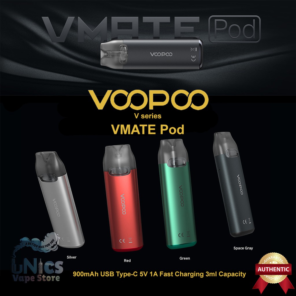 Jual Voopoo V Series Vmate Pod 900mah Usb Type C 5v 1a Fast Charging 3ml Capacity Shopee Indonesia