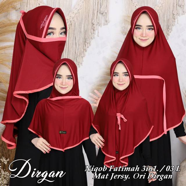 Jilbab hijab kerudung Instan standard original Ena 3in1