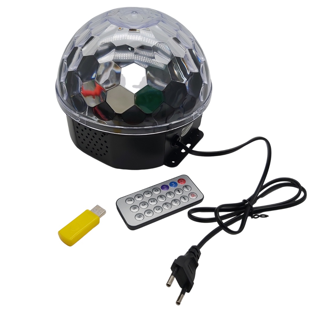 Lampu Disco Ada Speaker Musik Bluetooth Surya SDM 6W Music Box Disco Light