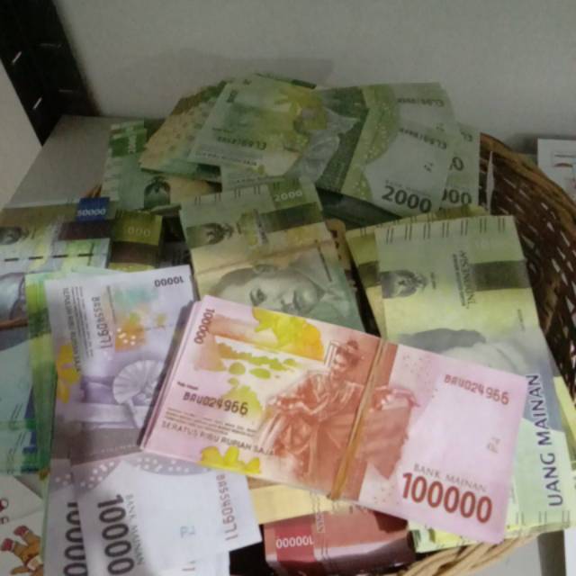 Uang mainan / uang mahar / uang kertas mainan