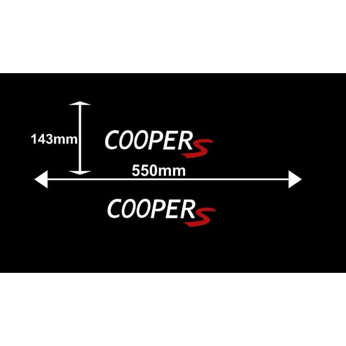 sticker cooper s sticker mobil mini cooper s Keren