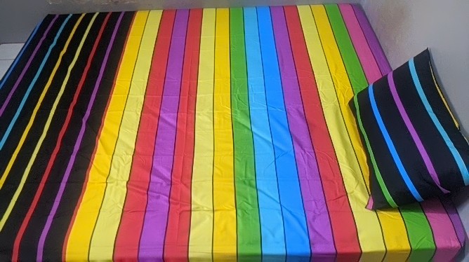 Seprei Bunga!!! Sprei Homemade Leaf Garden/ Sprei Sweet Shabby/ Rainbow Spring Homemade(120,160,180)