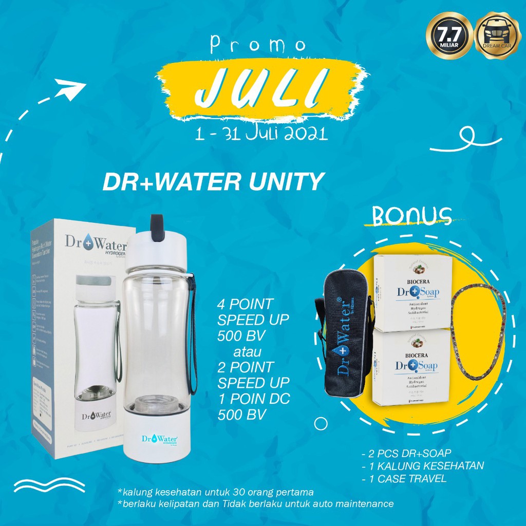 Promo Dr Water Unity - Voucher Promo Juli