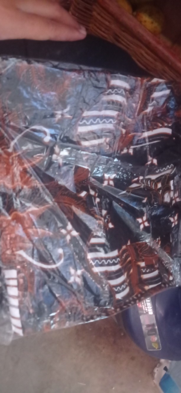 Kemeja Pria Batik Jumbo 4l-5l Atasan Baju Hem Batik Big Size Ukuran Besar Seragam Rhn