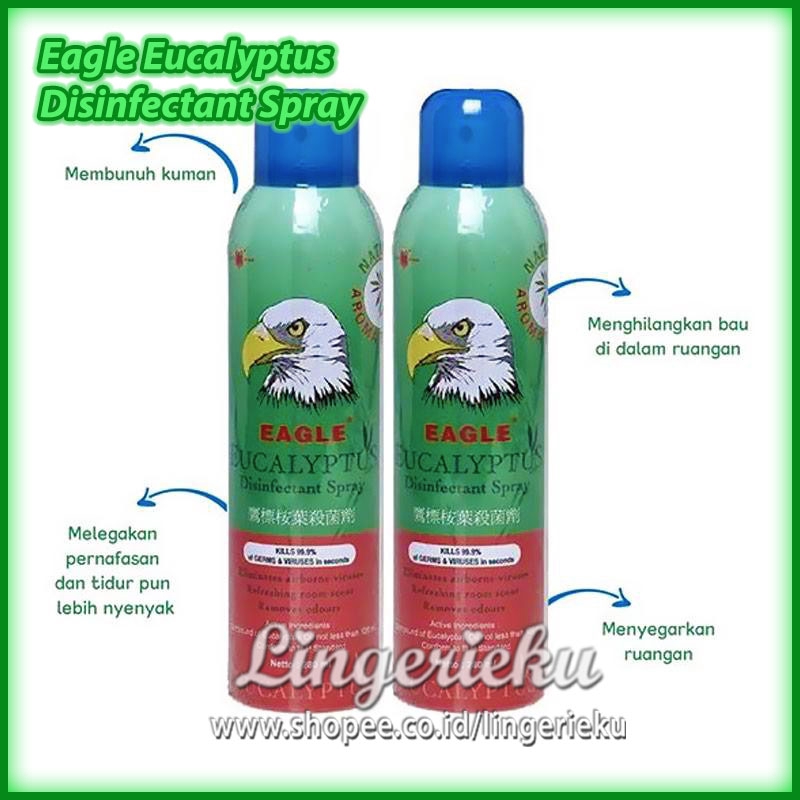 Eagle Eucalyptus Disinfectant Spray Cairan Semprot Disinfektan Anti Kuman Bakteri - Jabodetabek Saja