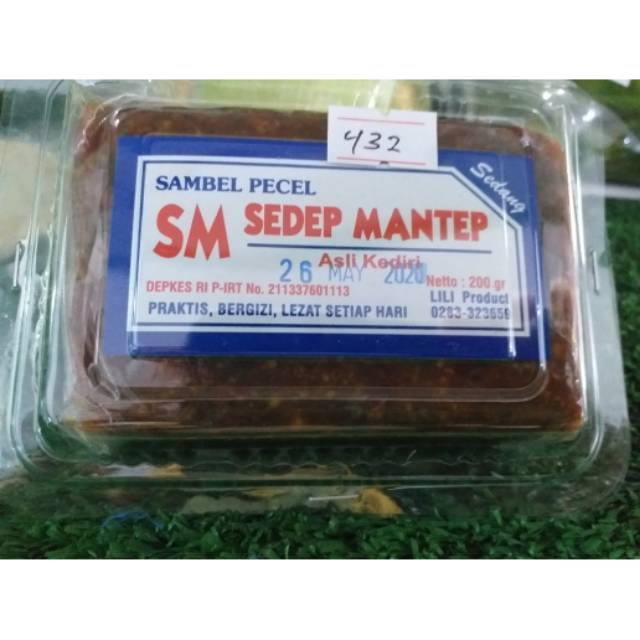 

Sambel pecel madiun rasa sedang