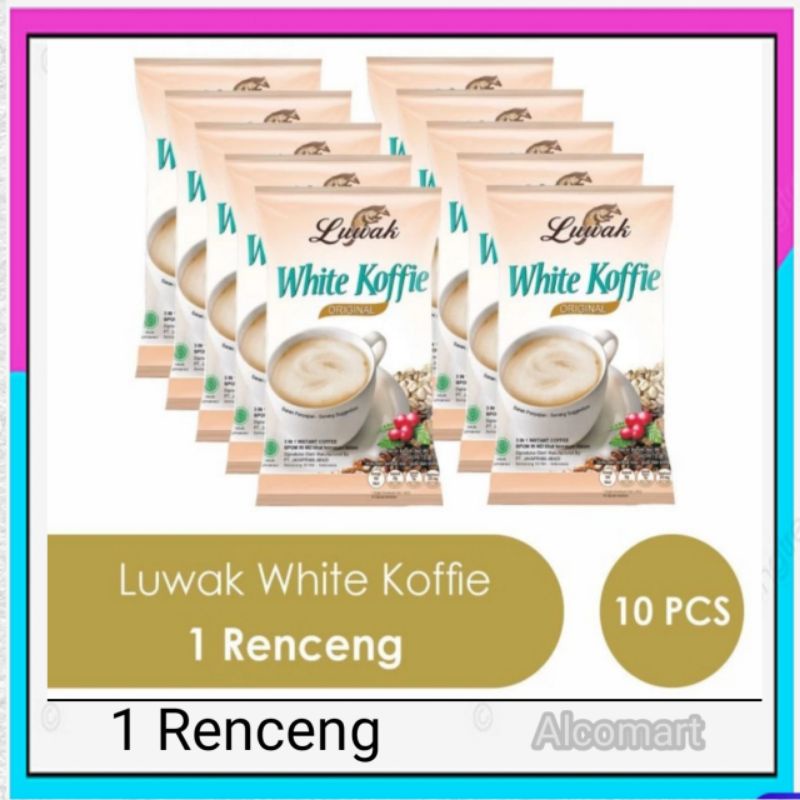 

Kopi Luwak White Coffee 1 Renceng