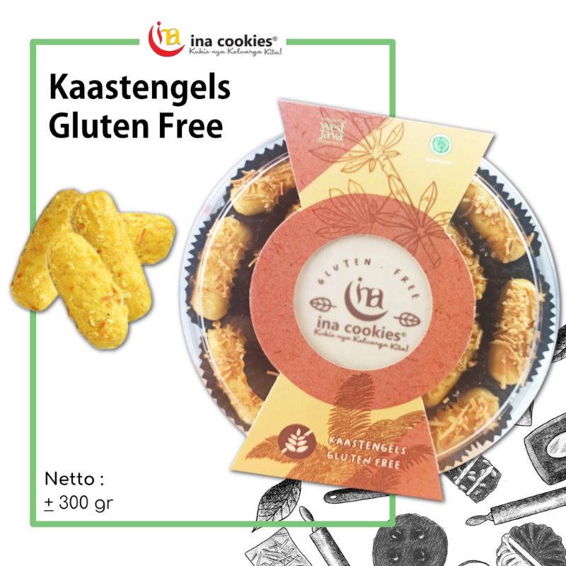 

INA COOKIES REGULER - KAASTENGEL GLUTEN FREE