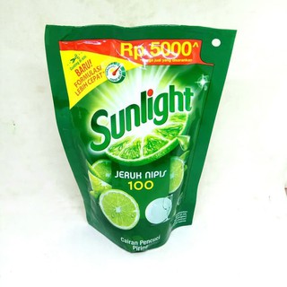 ☘️ MUMTAAZZTORE ☘️ UNILEVER Sunlight Jeruk Nipis 100 Sabun Pencuci Piring 210ml