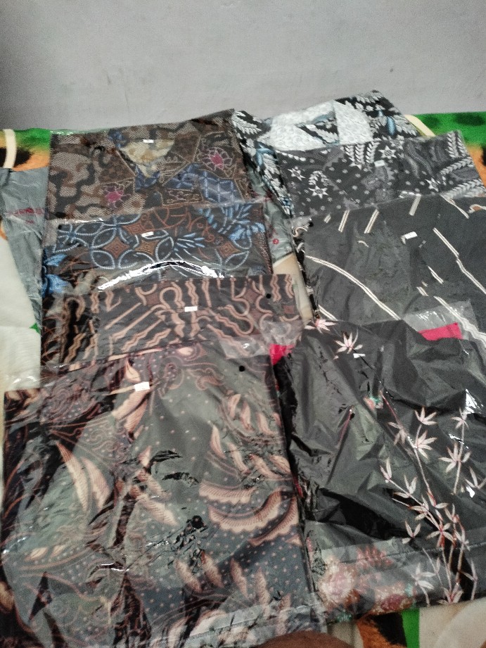 Bswart Batik Hrb026 Kenongo Hem Pendek Padi Pekalongan M L Xl Batik Pria Murah Modern Grosir