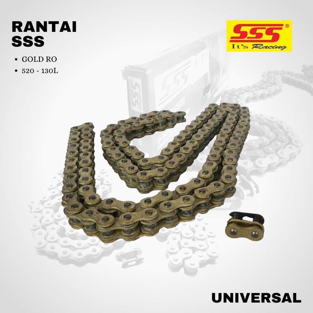 Rantai sss 520 130L RO gold