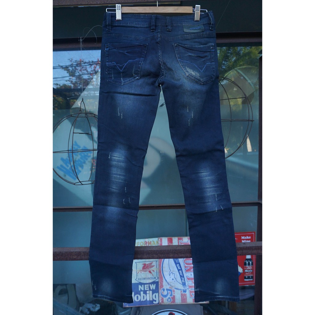 Celana Jeans Wanita Women DIESEL Size 29 Dark Blue
